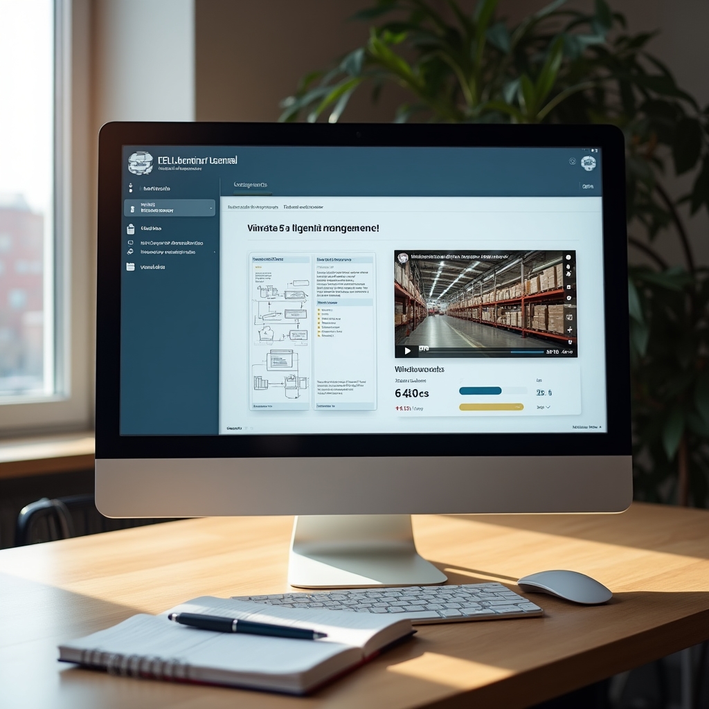 Экран онлайн-курса по управлению запасами