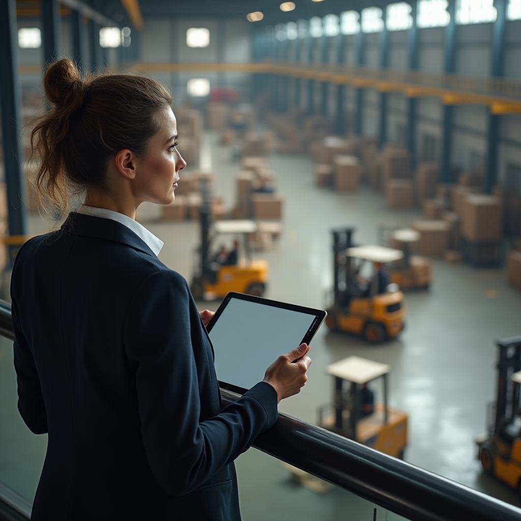 Руководитель склада контролирует работу подразделения